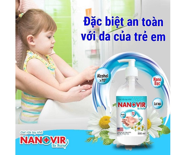Gel Rửa Tay Nanovir